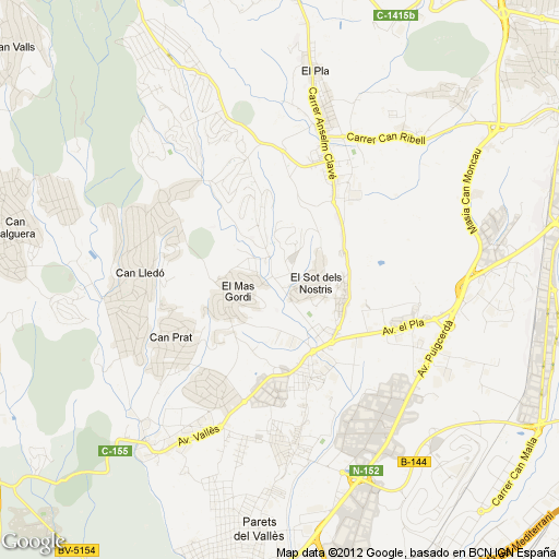 Imagen de Lliçà de Vall mapa 08185 1 