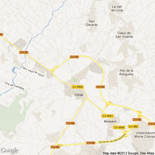 Imagen de Llíria mapa 46160 2 