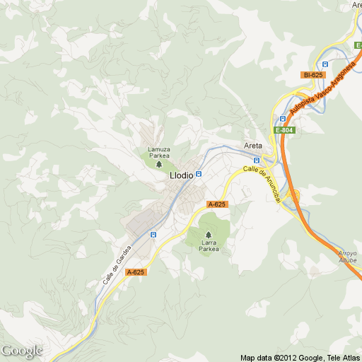Imagen de Llodio mapa 01400 2 