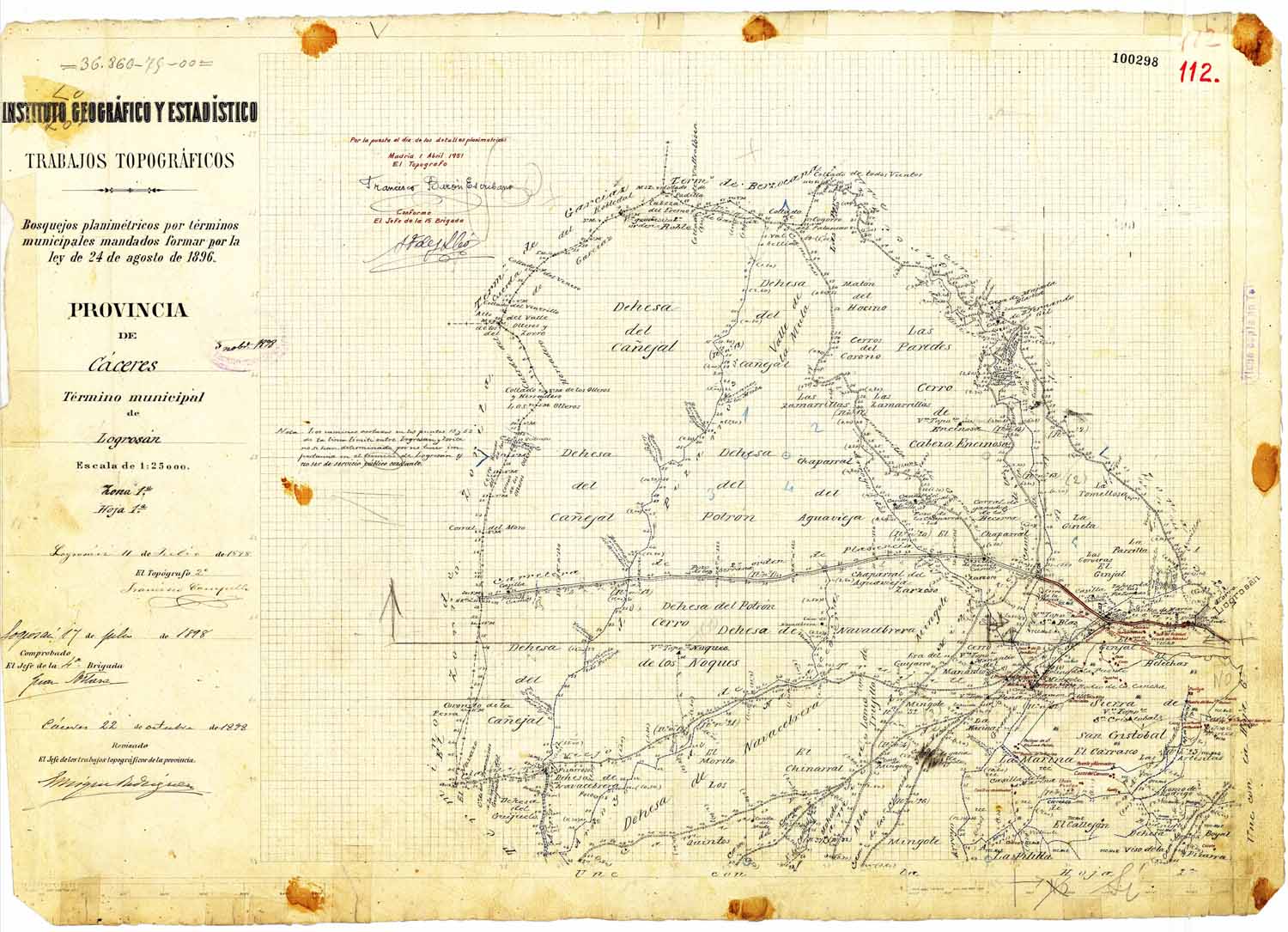 Imagen de Logrosán mapa 10120 2 
