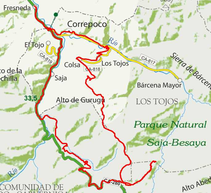 Imagen de Los Tojos mapa 39518 3 
