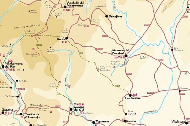 Imagen de Lucena del Cid mapa 12120 2 