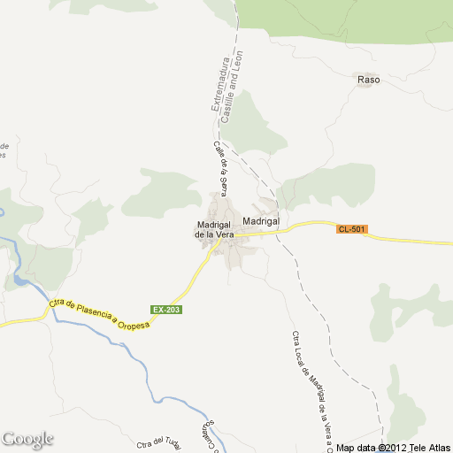 Imagen de Madrigal de la Vera mapa 10480 3 