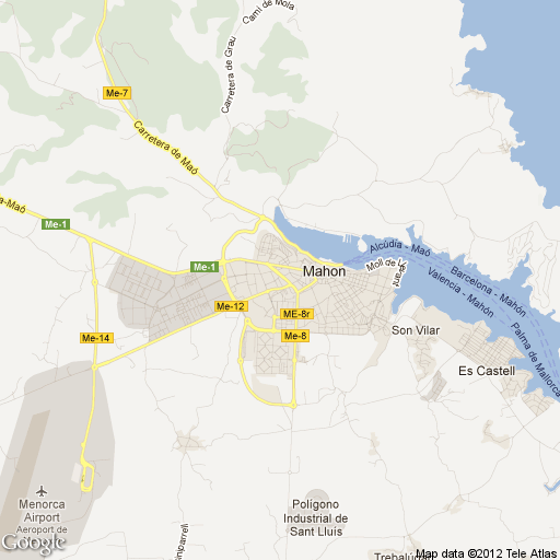Imagen de Mahón mapa 07700 3 