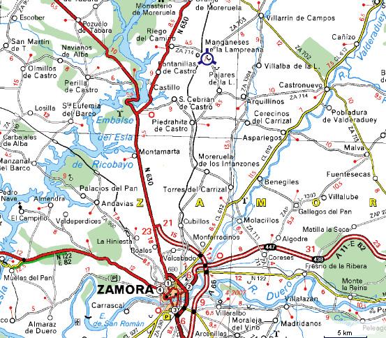 Imagen de Manganeses de la Lampreana mapa 49130 5 