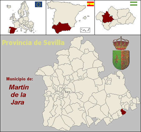 Imagen de Martín de la Jara mapa 41658 5 