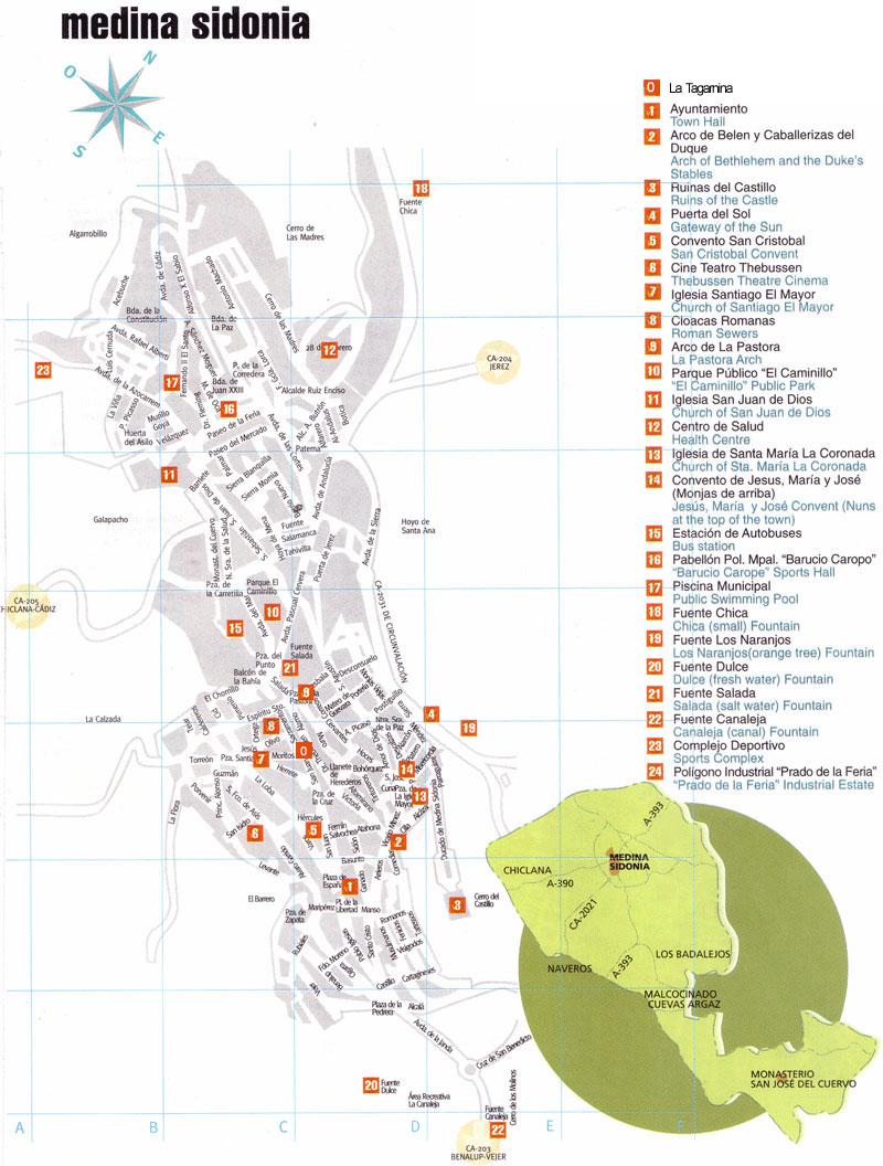 Imagen de Medina-Sidonia mapa 11170 2 