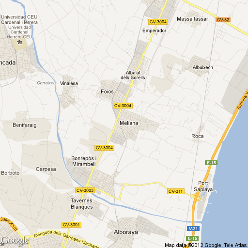 Imagen de Meliana mapa 46133 1 