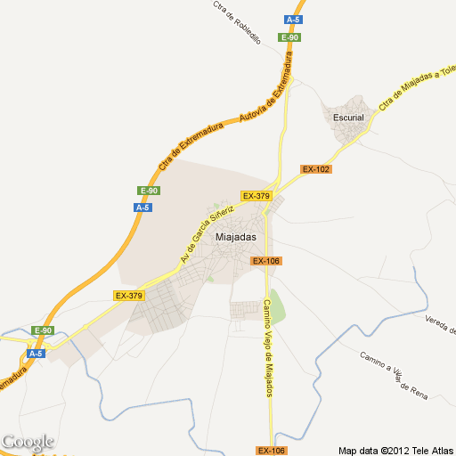 Imagen de Miajadas mapa 10100 1 