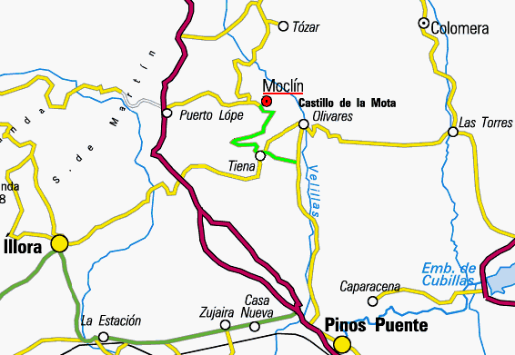 Imagen de Moclín mapa 18247 1 