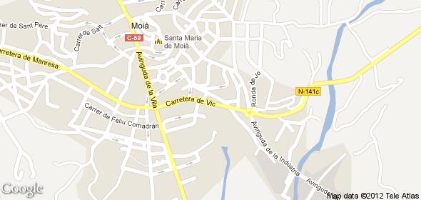 Imagen de Moià mapa 08180 4 