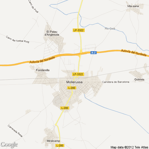 Imagen de Mollerussa mapa 25230 1 
