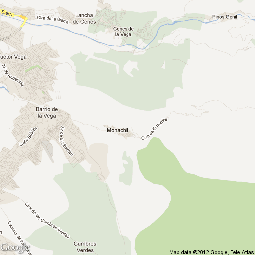 Imagen de Monachil mapa 18193 2 