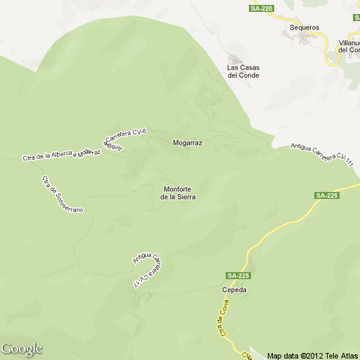 Imagen de Monforte de la Sierra mapa 37618 1 