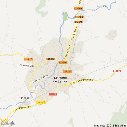 Imagen de Monforte de Lemos mapa 27400 2 