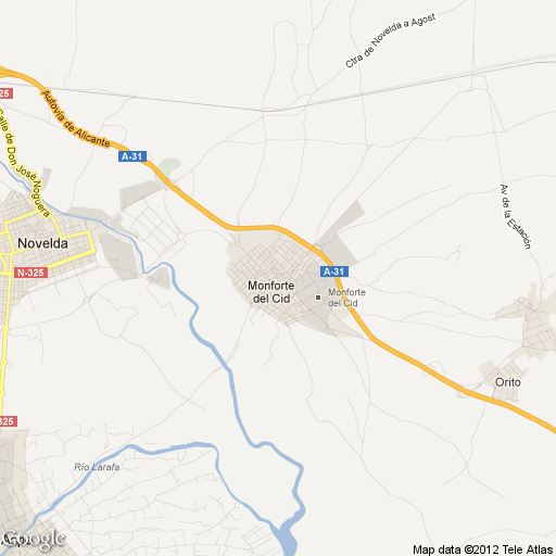 Imagen de Monforte del Cid mapa 03670 3 