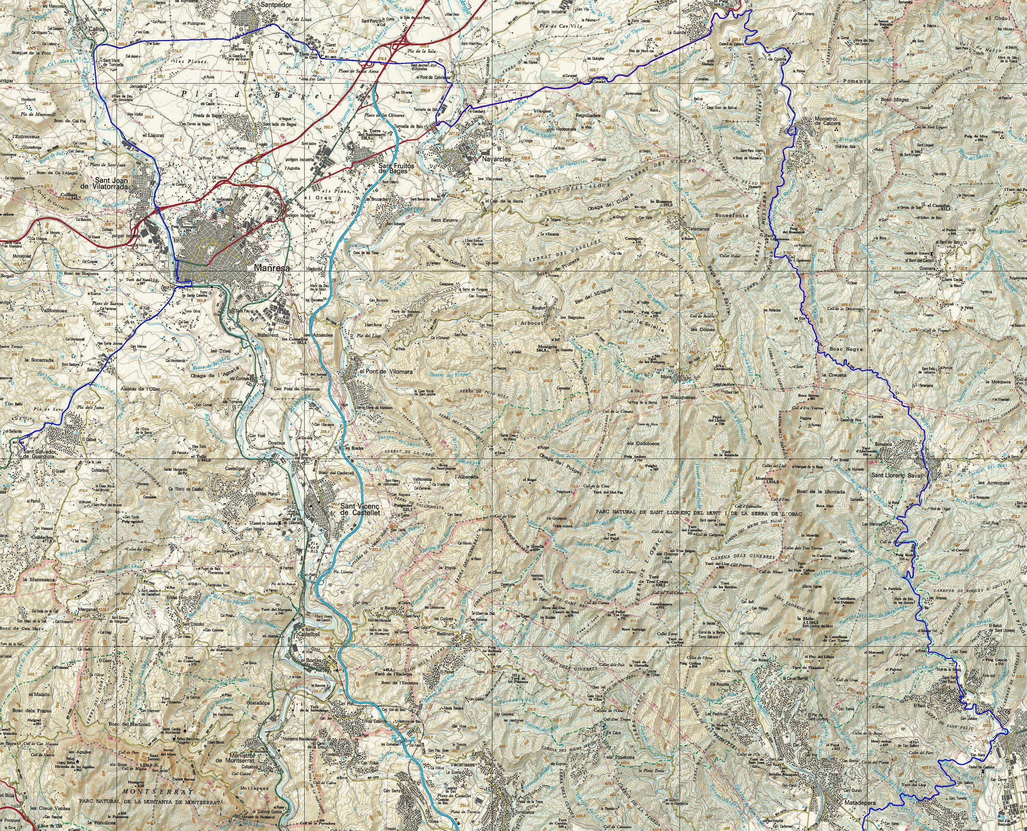 Imagen de Monistrol de Calders mapa 08275 2 