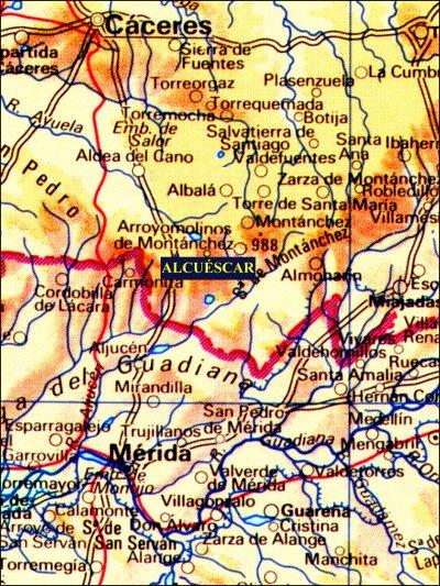 Imagen de Montánchez mapa 10170 1 
