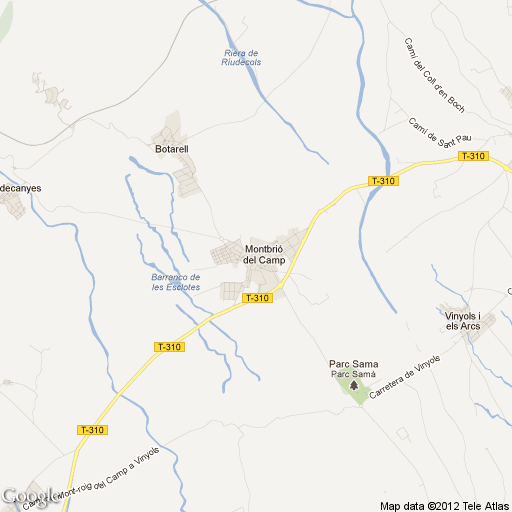 Imagen de Montbrió del Camp mapa 43340 1 
