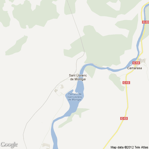 Imagen de Montgai mapa 25616 2 