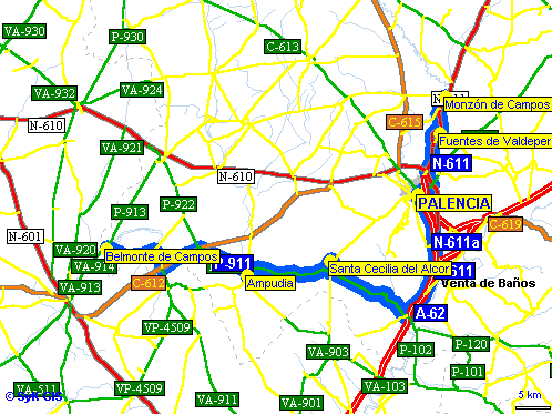 Imagen de Monzón de Campos mapa 34410 6 