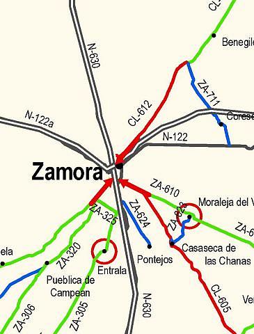 Imagen de Moraleja del Vino mapa 49150 2 