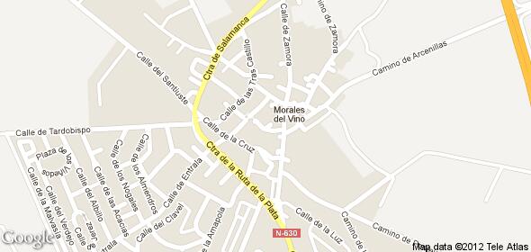 Imagen de Morales del Vino mapa 49190 2 