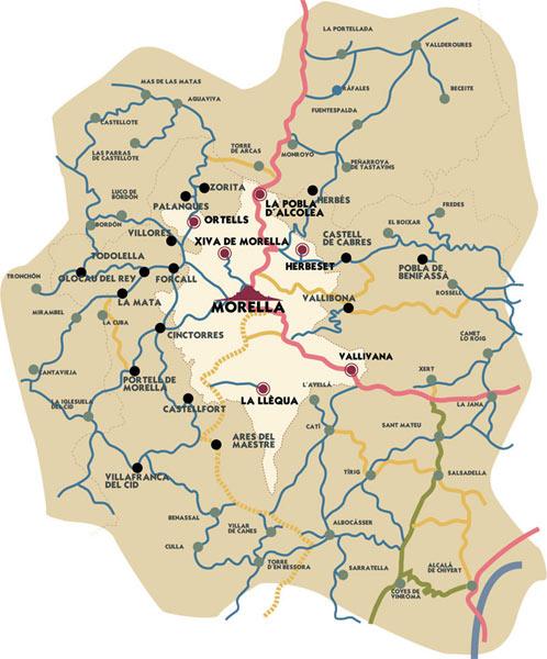 Imagen de Morella mapa 12300 2 