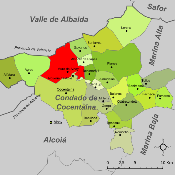 Imagen de Muro de Alcoy mapa 03830 3 
