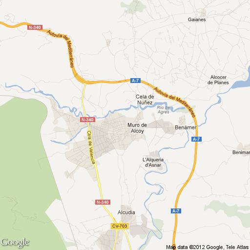 Imagen de Muro de Alcoy mapa 03830 5 