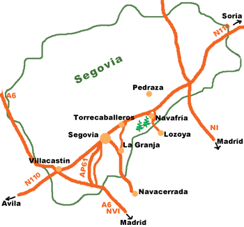 Imagen de Navafría mapa 40161 1 