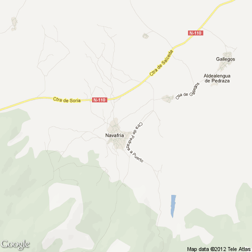 Imagen de Navafría mapa 40161 2 