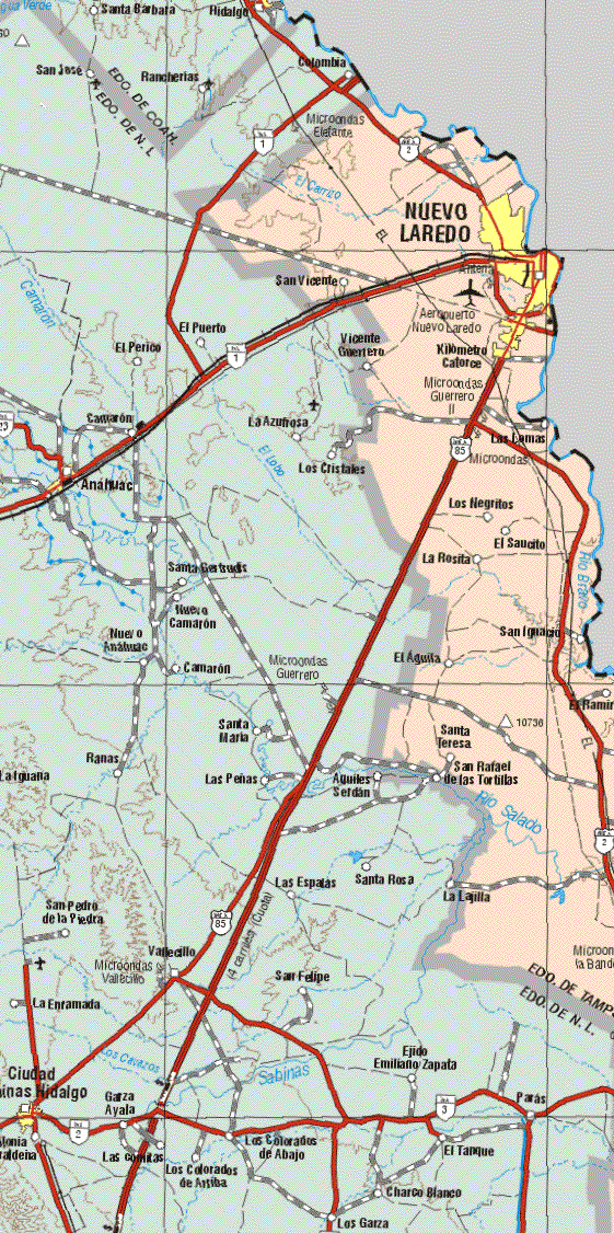 Imagen de Nuevo Laredo mapa 88000 2 