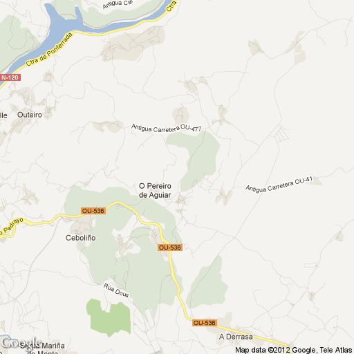 Imagen de O Pereiro de Aguiar mapa 32710 1 