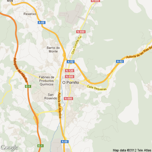Imagen de O Porriño mapa 36475 1 