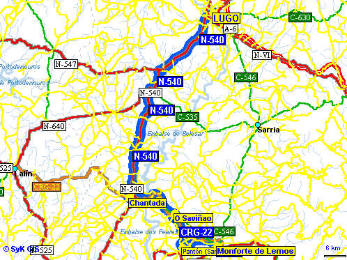 Imagen de O Saviñao mapa 27540 5 