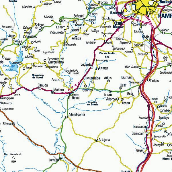 Imagen de Obanos mapa 31151 2 