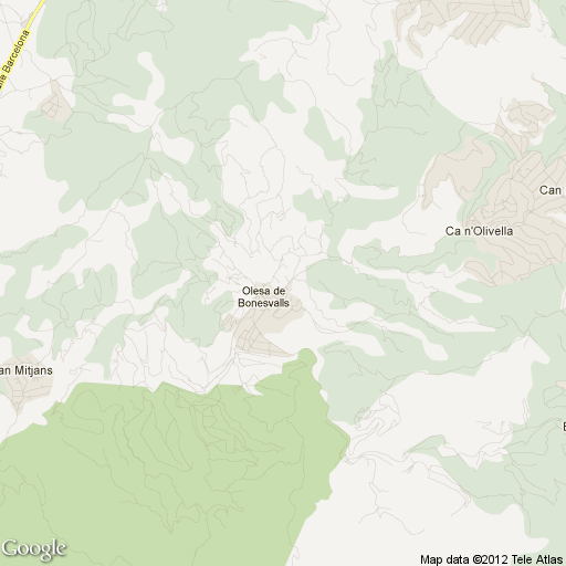 Imagen de Olesa de Bonesvalls mapa 08795 1 