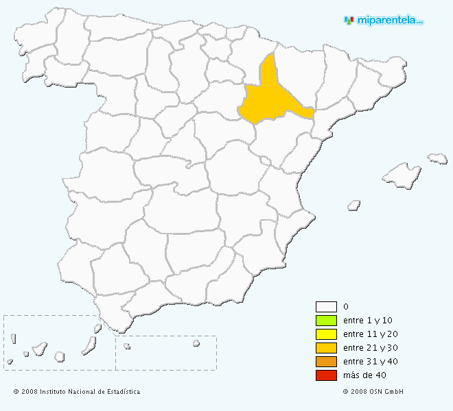 Imagen de Olvés mapa 50341 3 