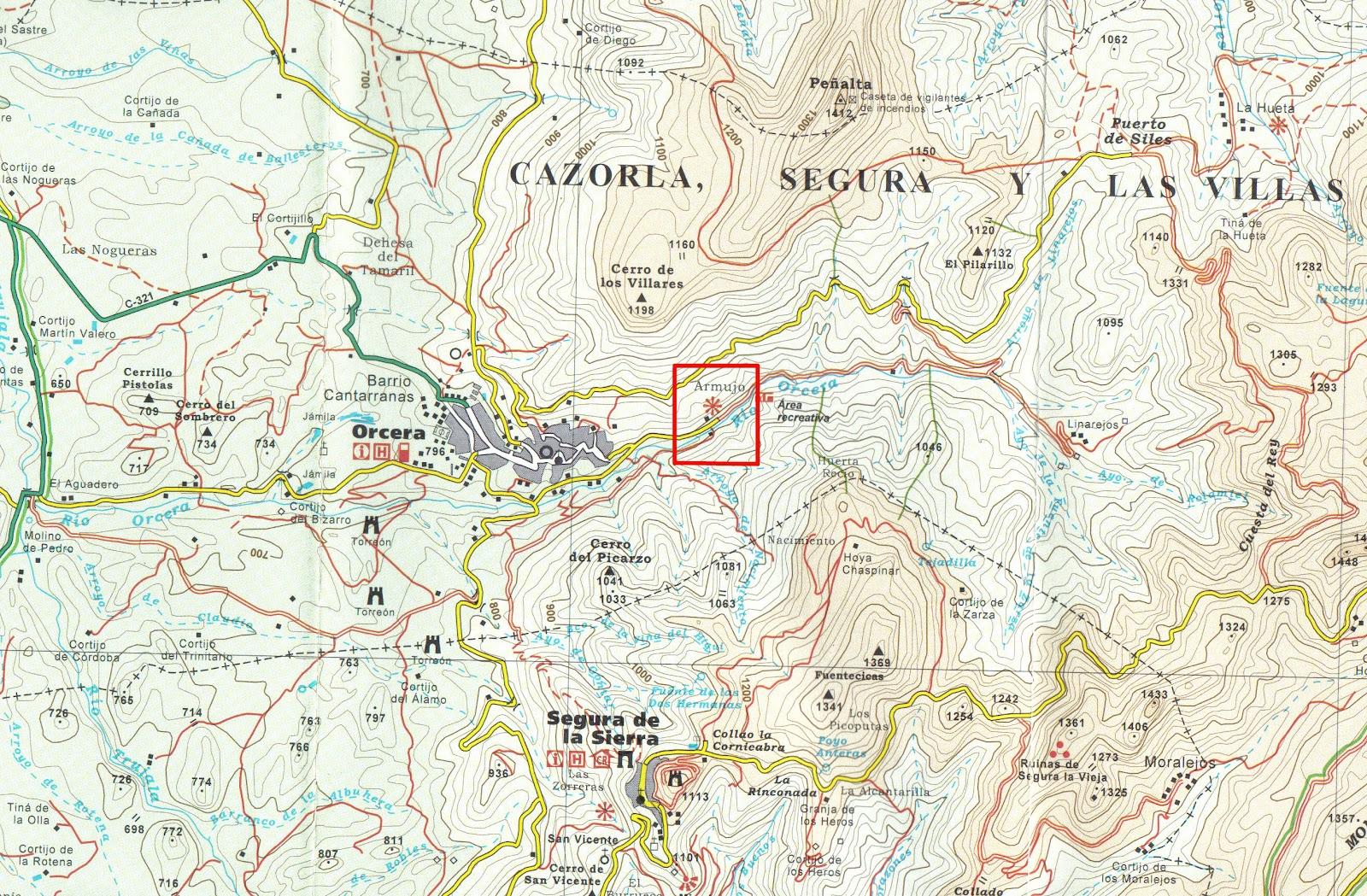 Imagen de Orcera mapa 23370 4 