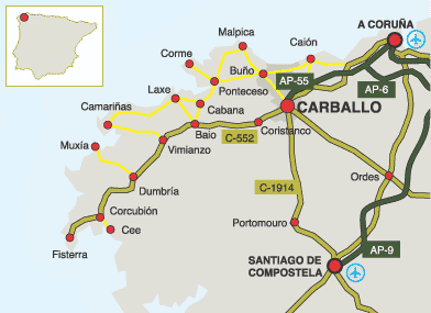 Imagen de Ordes mapa 15806 2 