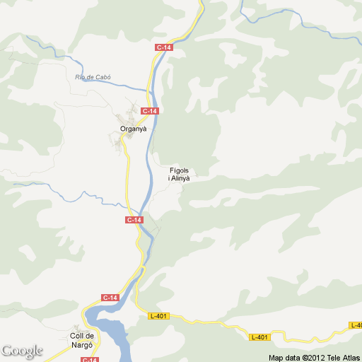 Imagen de Organyà mapa 25794 2 