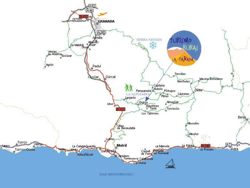 Imagen de Órgiva mapa 18400 4 