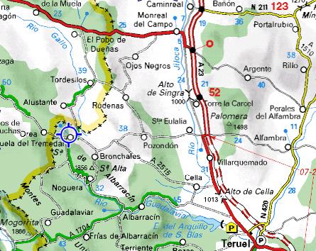 Imagen de Orihuela del Tremedal mapa 44366 3 
