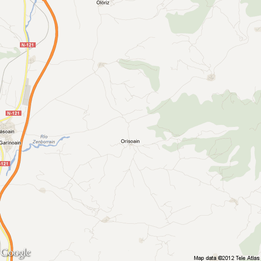 Imagen de Orísoain mapa 31395 1 