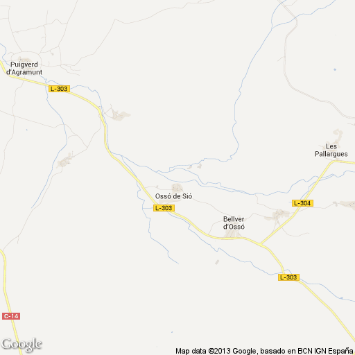 Imagen de Ossó de Sió mapa 25318 2 