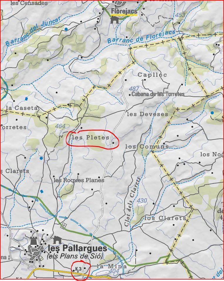 Imagen de Ossó de Sió mapa 25318 4 