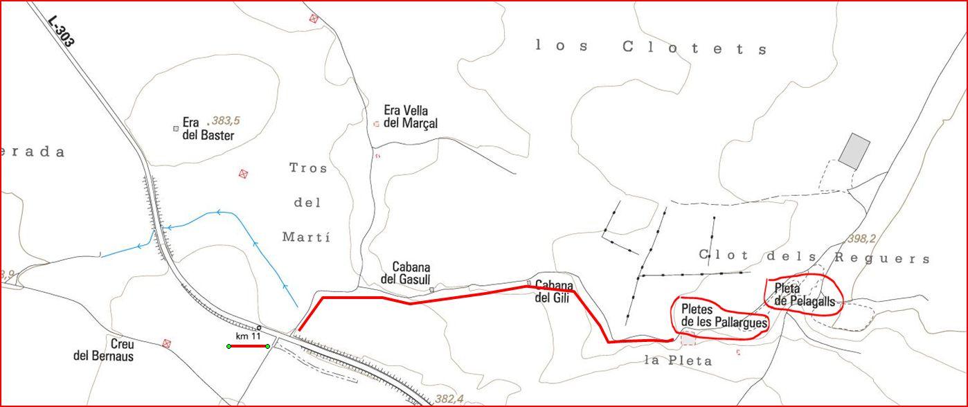Imagen de Ossó de Sió mapa 25318 6 