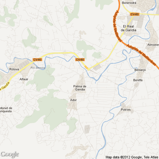 Imagen de Palma de Gandía mapa 46724 1 