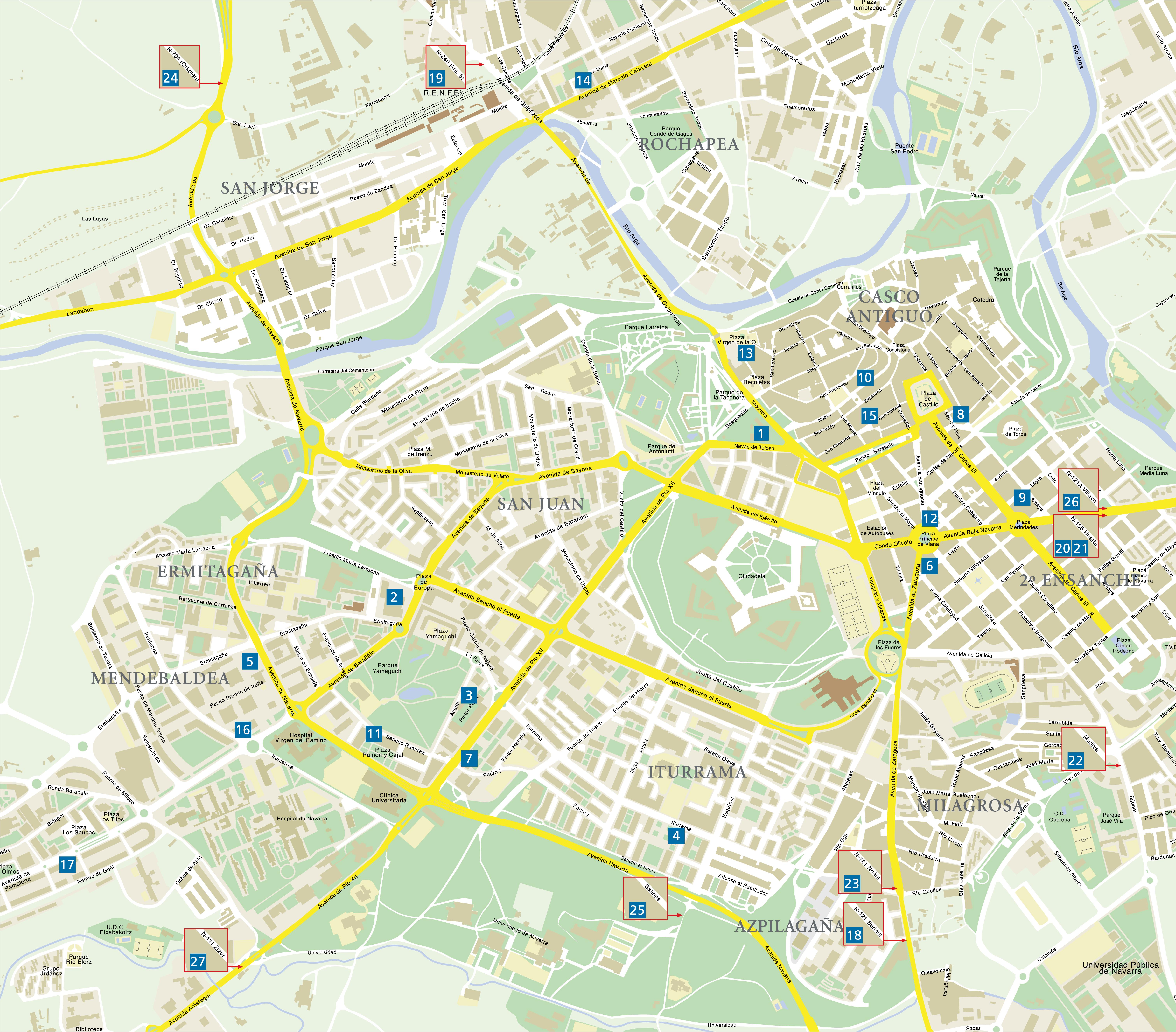Imagen de Pamplona mapa 31003 3 